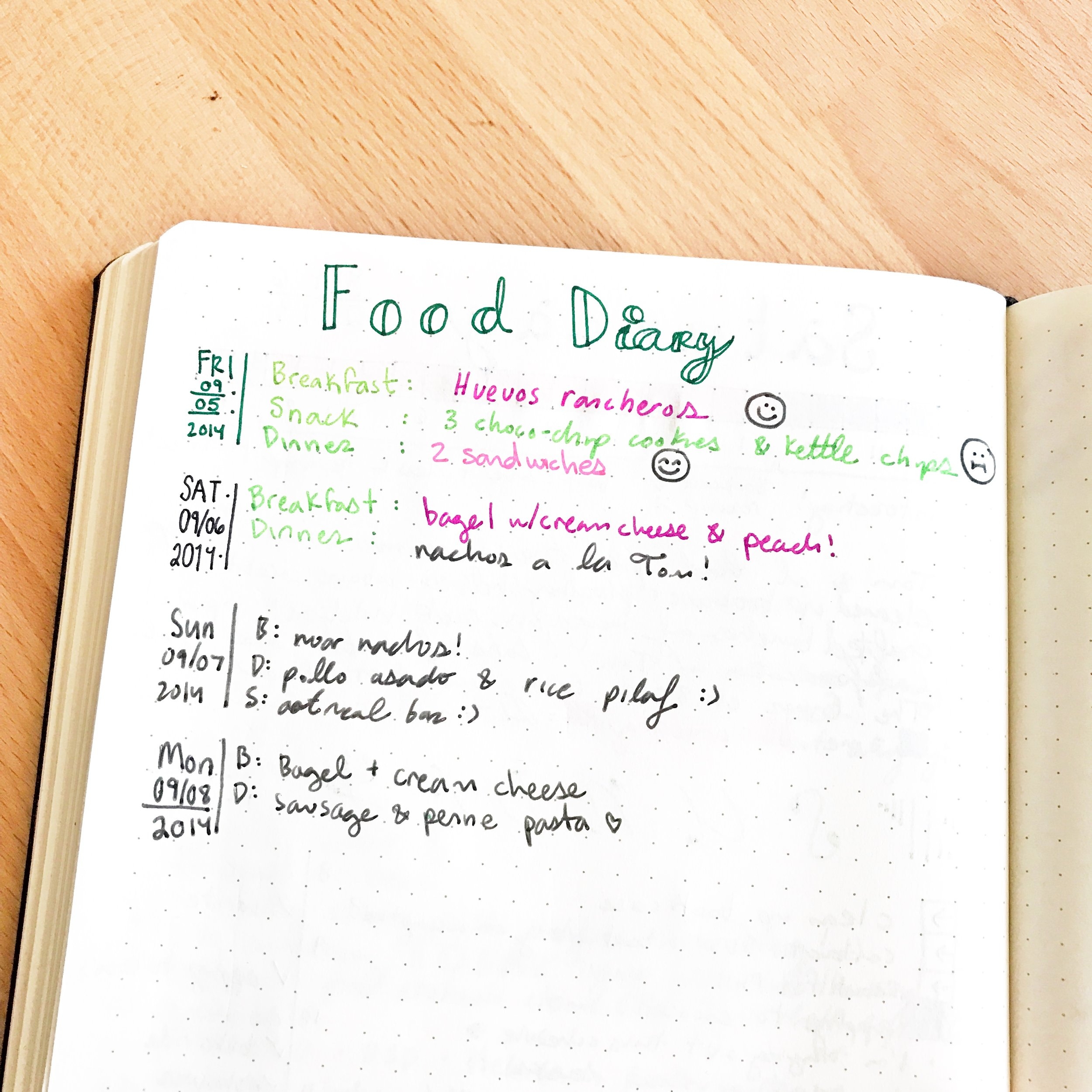 100DaysOfBulletJournalIdeas 4 The Food Log Learn About Your Eating Habits With Your Bullet Journal Tiny Ray Of Sunshine 100DaysOfBulletJournalIdeas 4 The Food Log Learn About Your Eating Habits With Your Bullet Journal Tiny Ray Of Sunshine