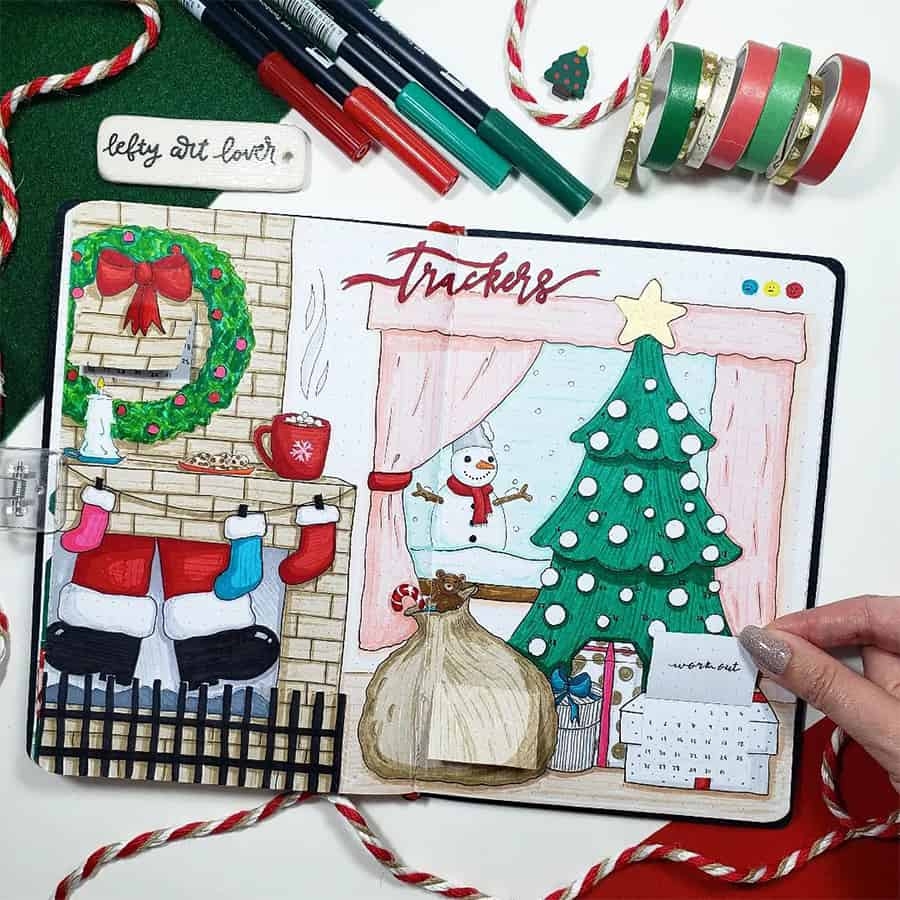 15 Christmas Themed Bullet Journal Inspirations Masha Plans 15 Christmas Themed Bullet Journal Inspirations Masha Plans