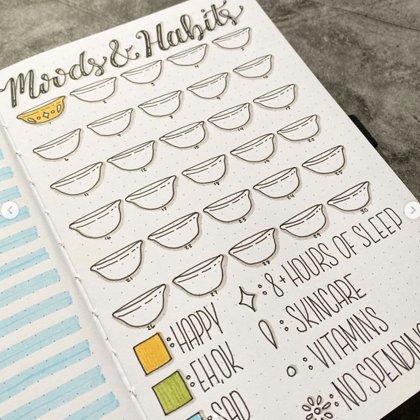 Best Bullet Journal Mood Tracker Ideas For 2024
