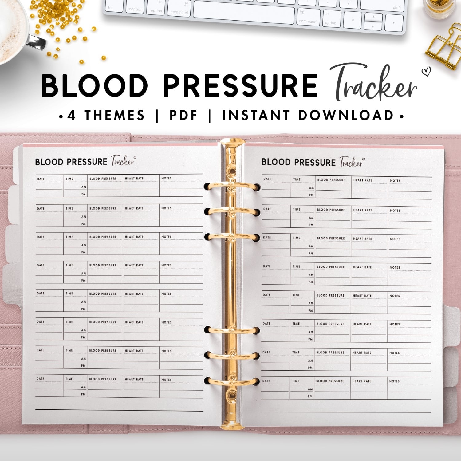Blood Pressure Tracker World Of Printables