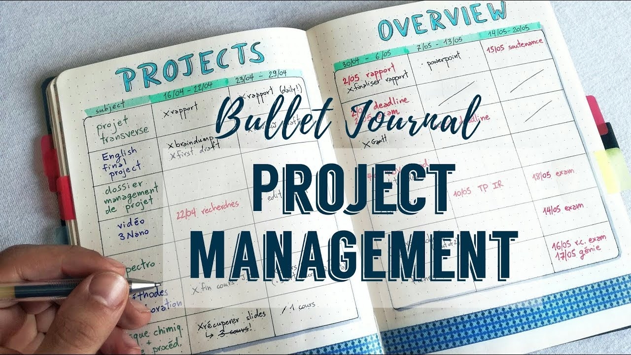 Bullet Journal Project Management The Boosted Journal YouTube