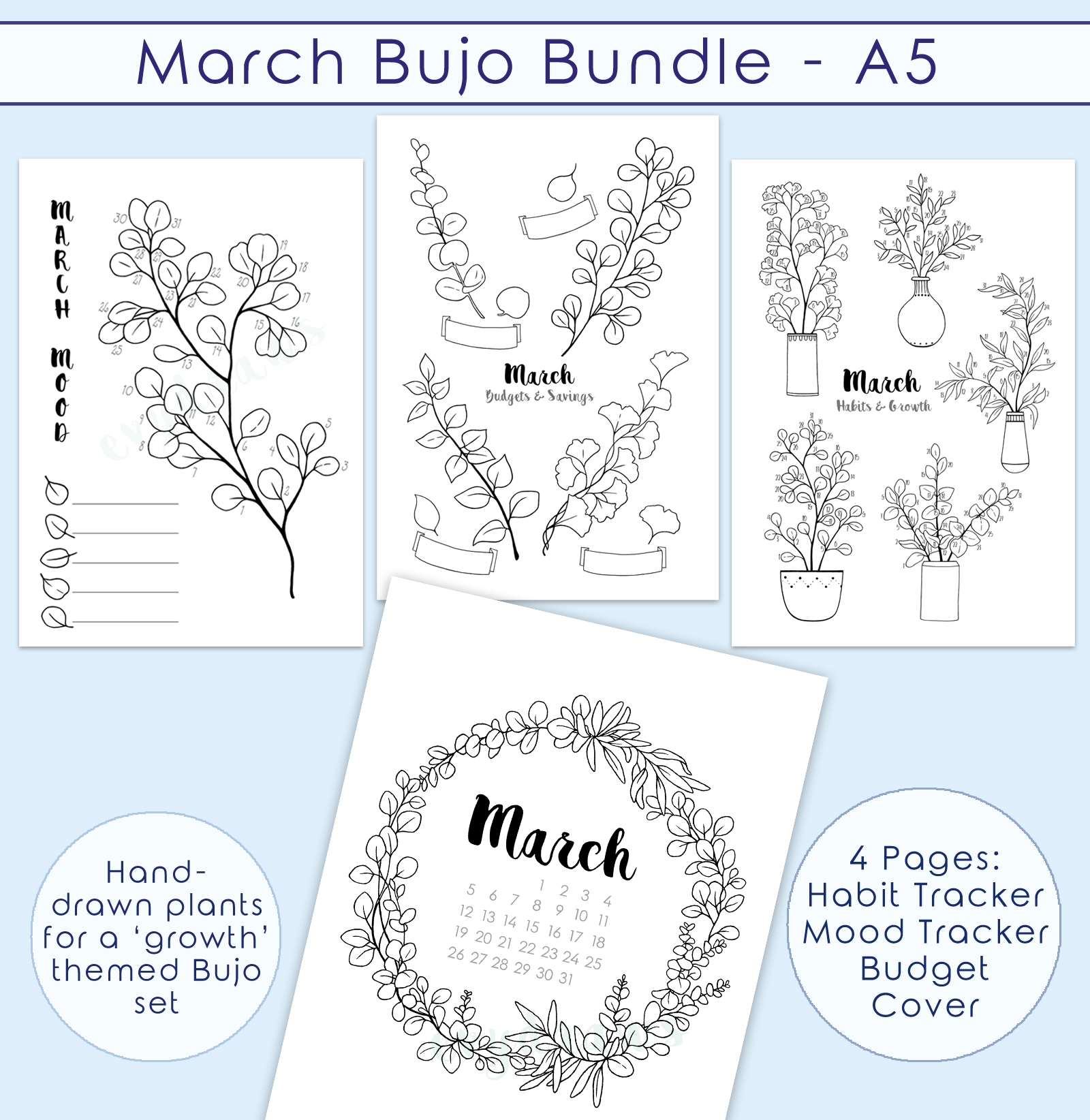 Bullet Journal Setup For Self Care Growth Mindfulness Evelyne Park Art