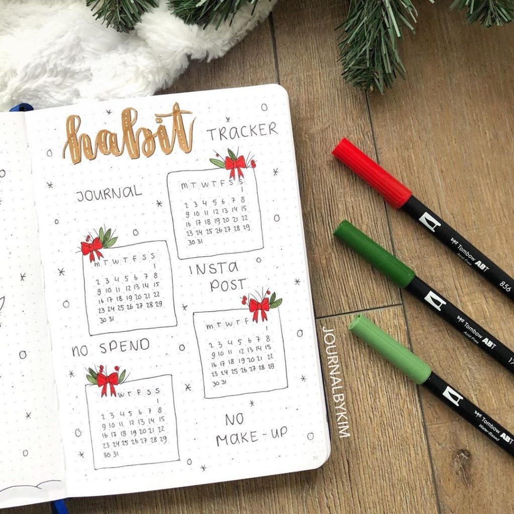 Christmas Bullet Journal Ideas December 2024 AnjaHome Christmas Bullet Journal Ideas December 2024 AnjaHome