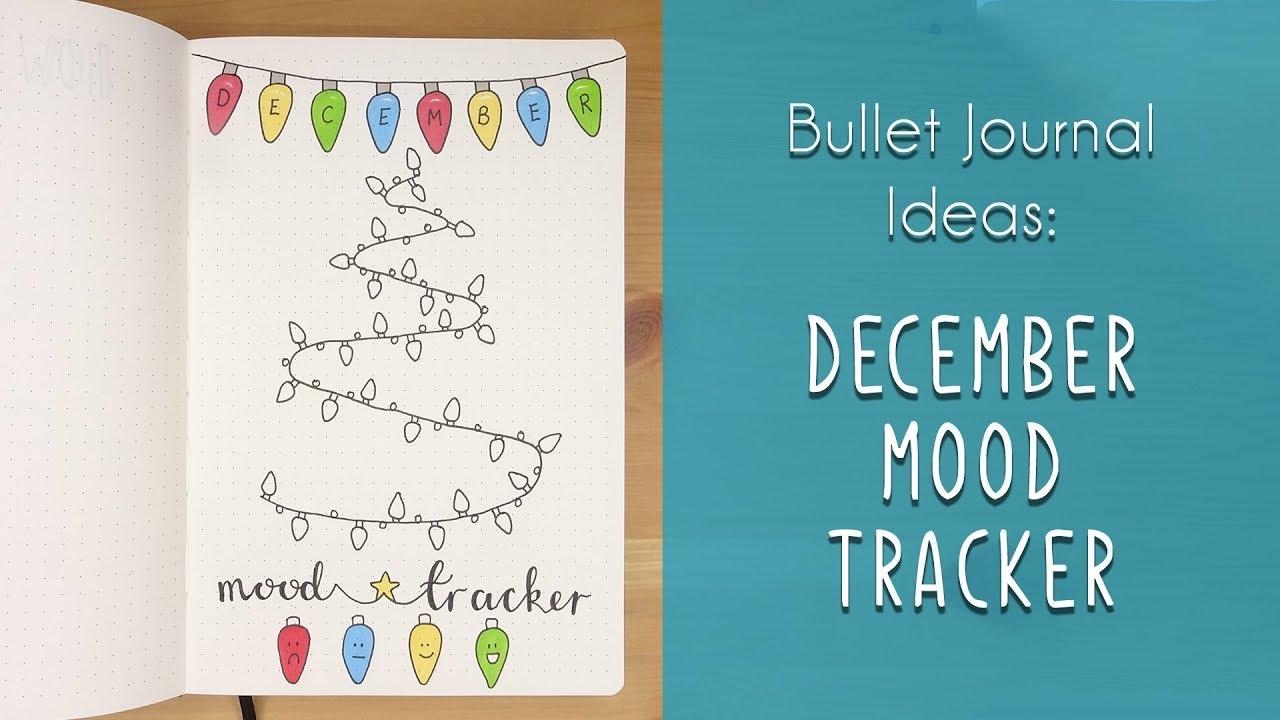 December Mood Tracker Bullet Journal Ideas YouTube