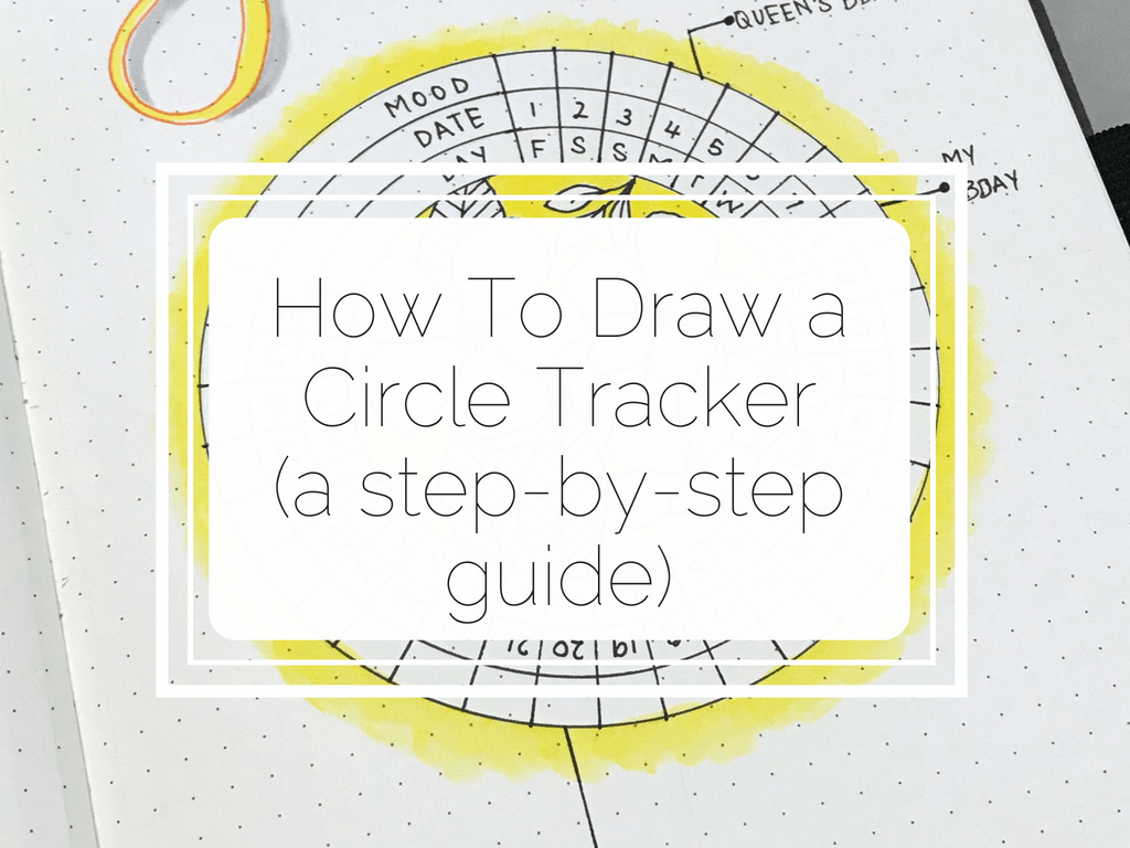 How To Draw A Circle Tracker A Step by Step Guide Little Miss Rose