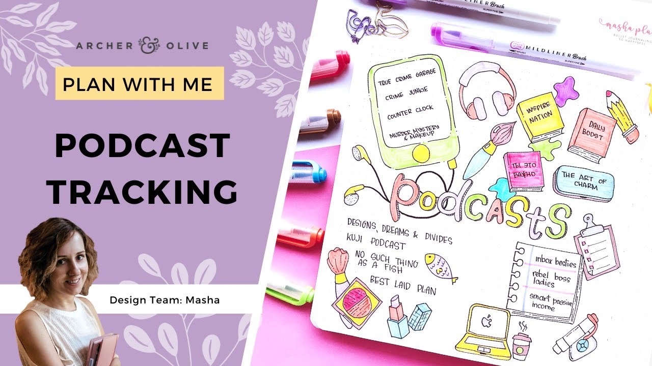 How To Keep Track Of Your Favorite Podcasts In Your Bullet Journal Archer And Olive How To Keep Track Of Your Favorite Podcasts In Your Bullet Journal Archer And Olive