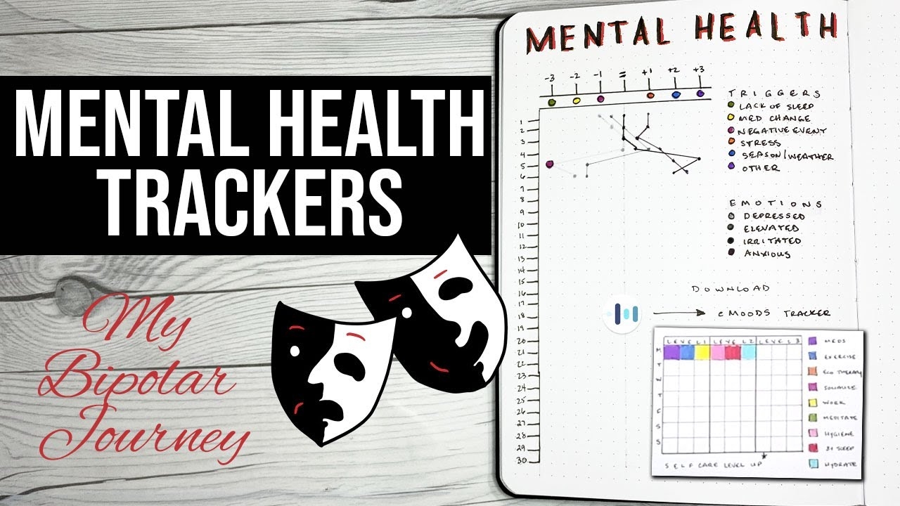 Mental Health Trackers For Your Bullet Journal My Bipolar Journey YouTube