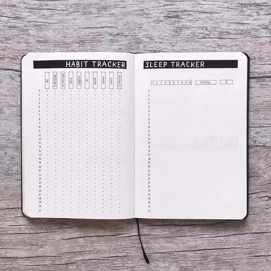 Minimalist Habit Tracker Ideas For Your Bullet Journal Masha Plans
