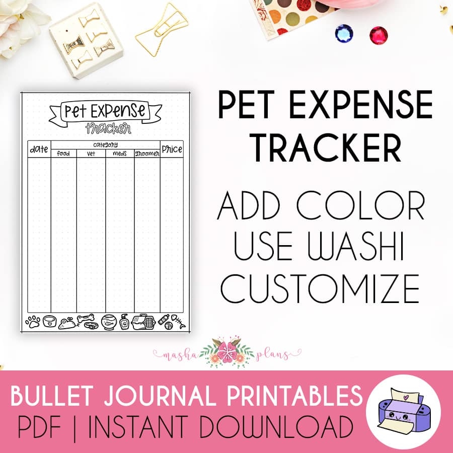 Pet Care Printables Bundle