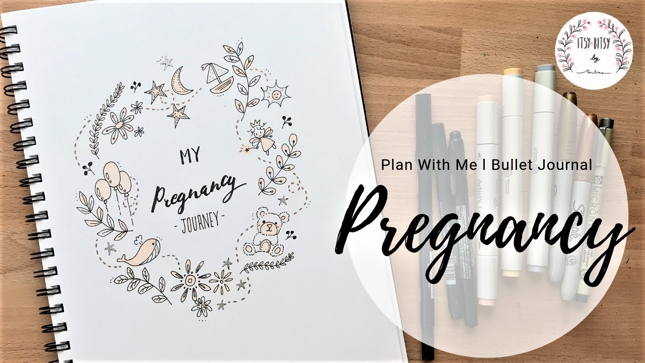 pregnancy bullet journal layout