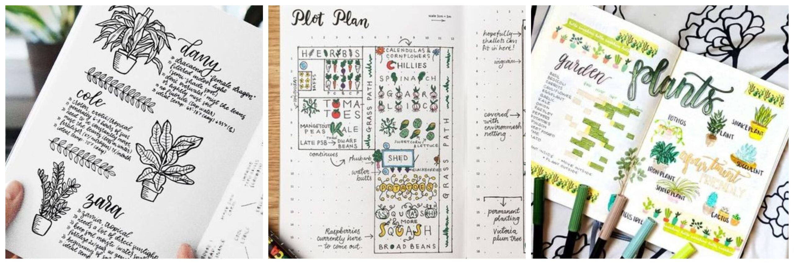 Plant Gardening Page Spreads For Your BuJo The Ink Inquisition Plant Gardening Page Spreads For Your BuJo The Ink Inquisition