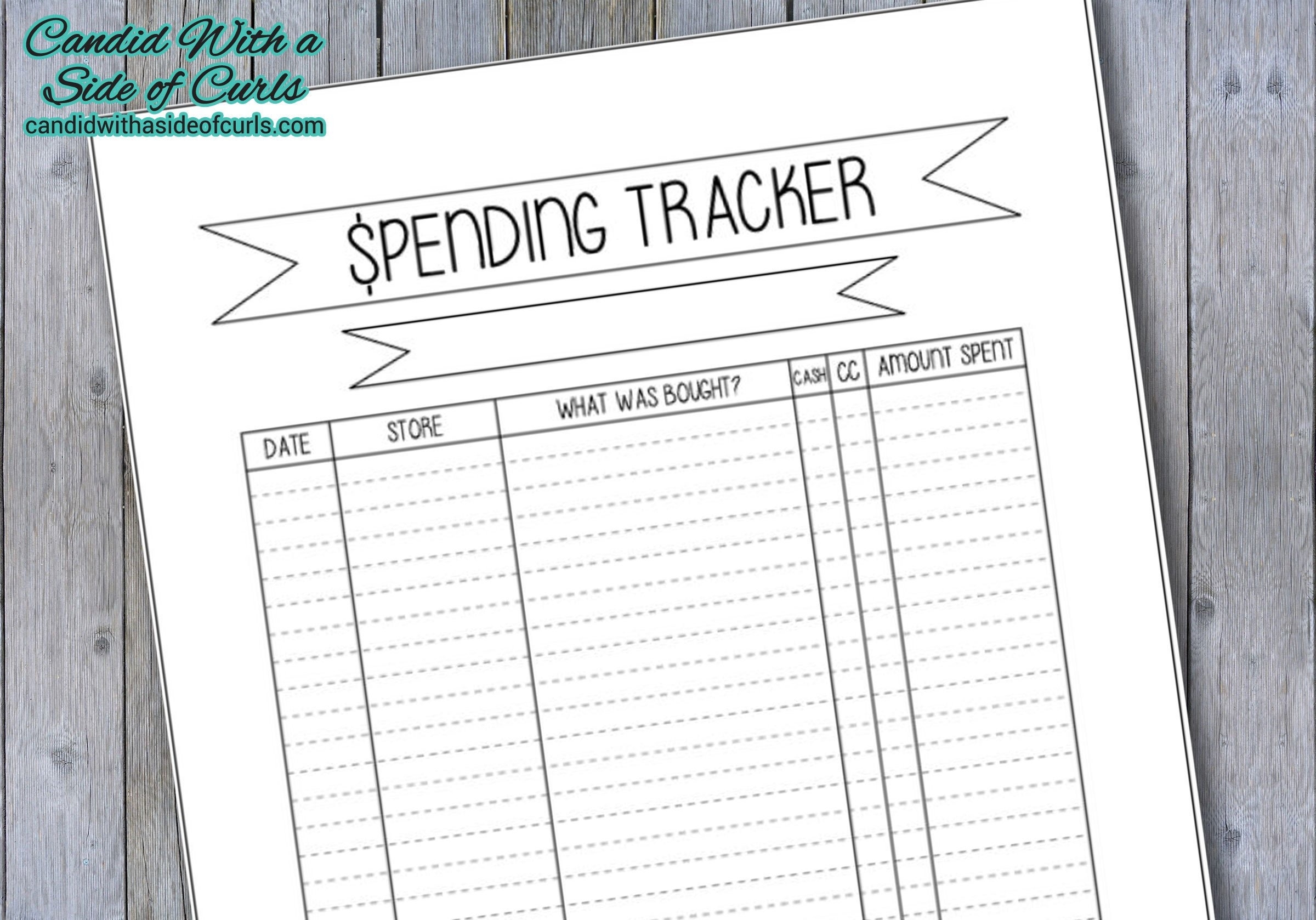 Spending Tracker Bullet Journal Printable Pages Etsy