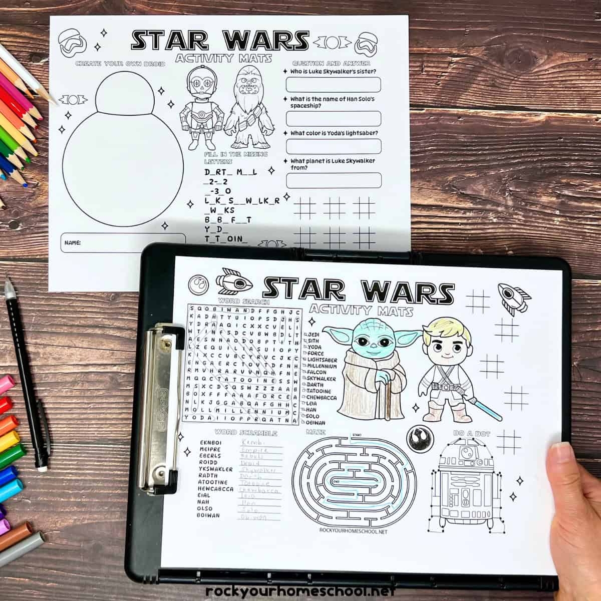 Star Wars Activity Sheets For Stellar Fun With Kids Free Rock Your Homeschool