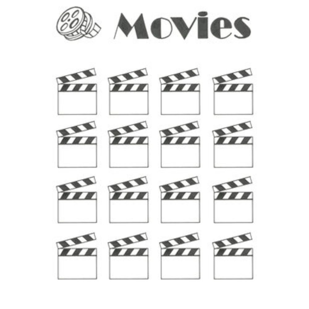 Tombow Europe Bullet Journal Movie Tracker
