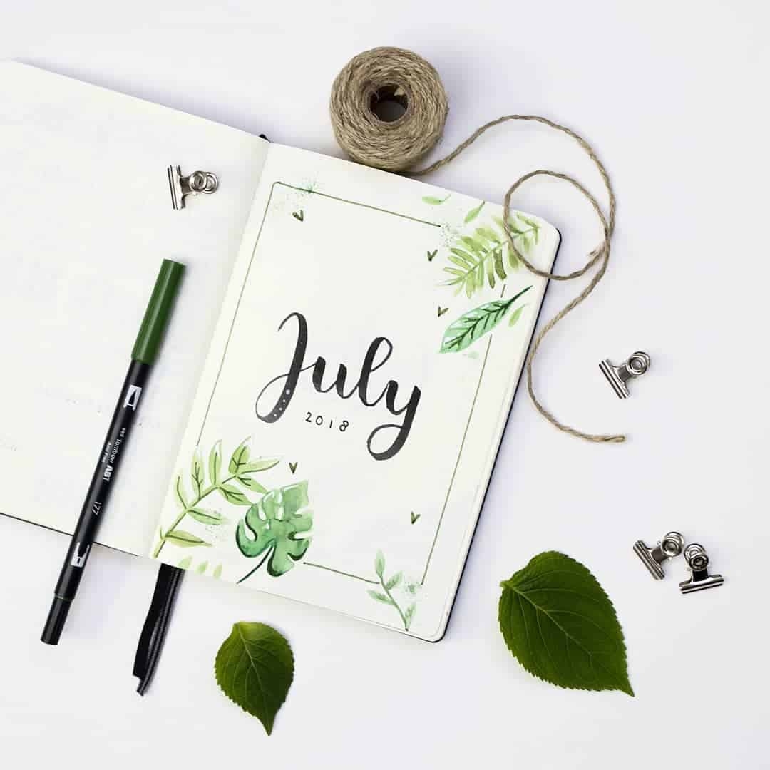 110 July Welcome Pages For Your Bullet Journal My Inner Creative