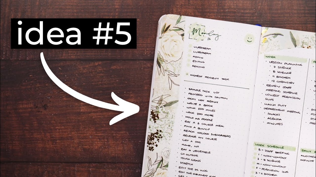 12 Daily Log Ideas YouTube