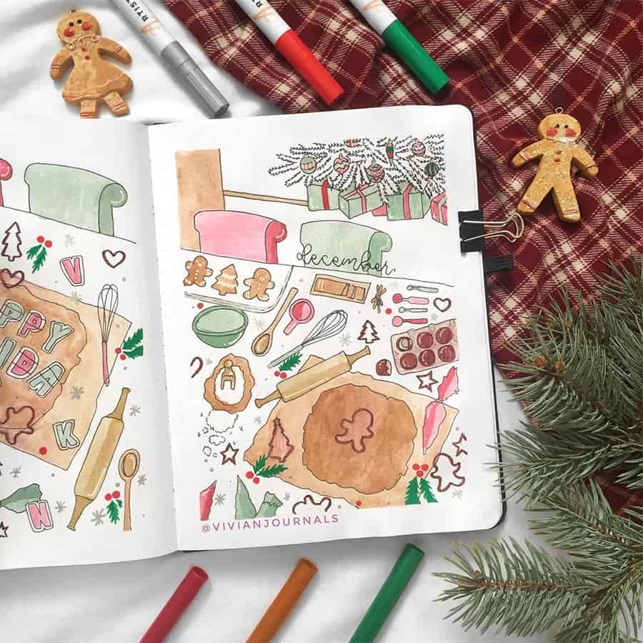 15 December Bullet Journal Cover Page Ideas To Spruce Up Your Journal Masha Plans