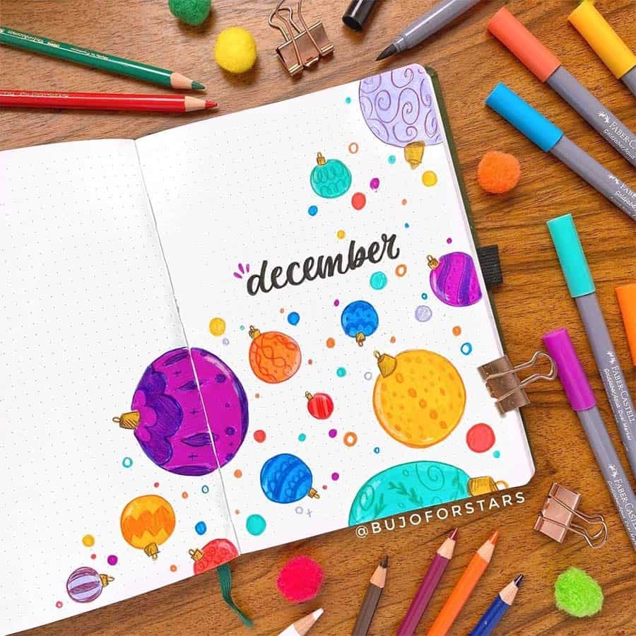 17 December Bullet Journal Theme Ideas