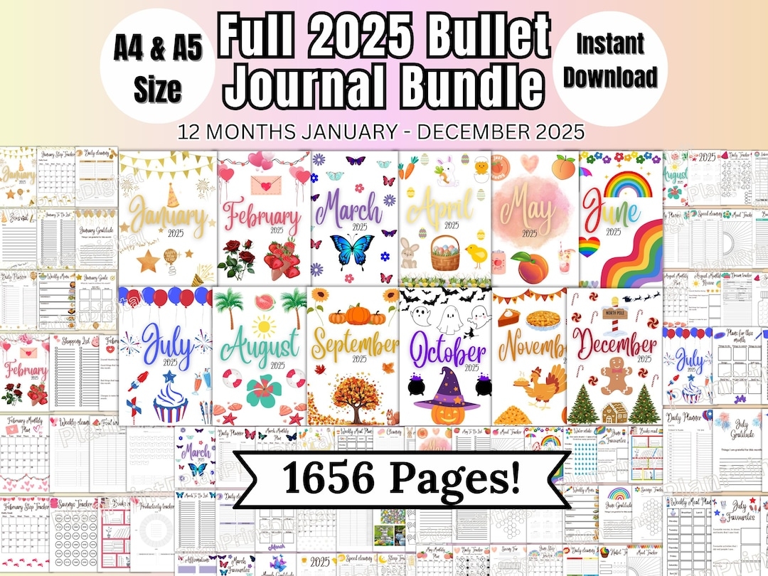 2025 bullet journal