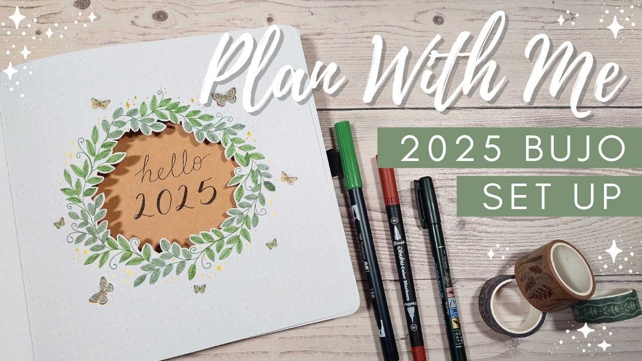 2025 Bullet Journal Set Up Plan With Me YouTube