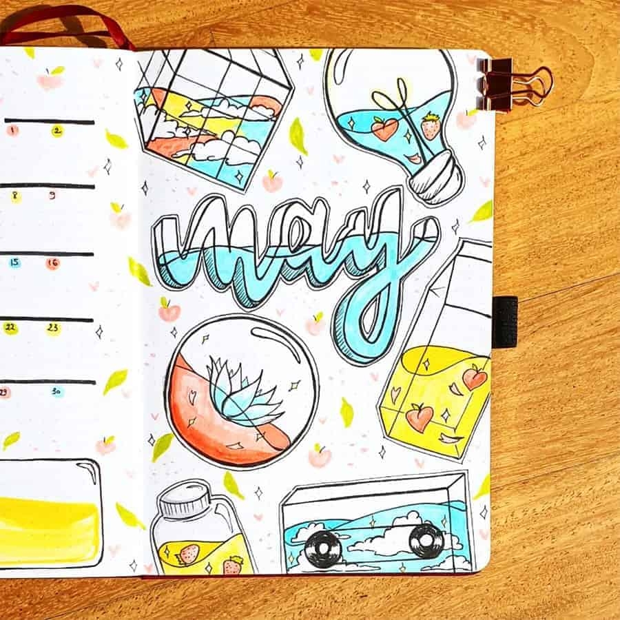 21 Creative May Bullet Journal Ideas