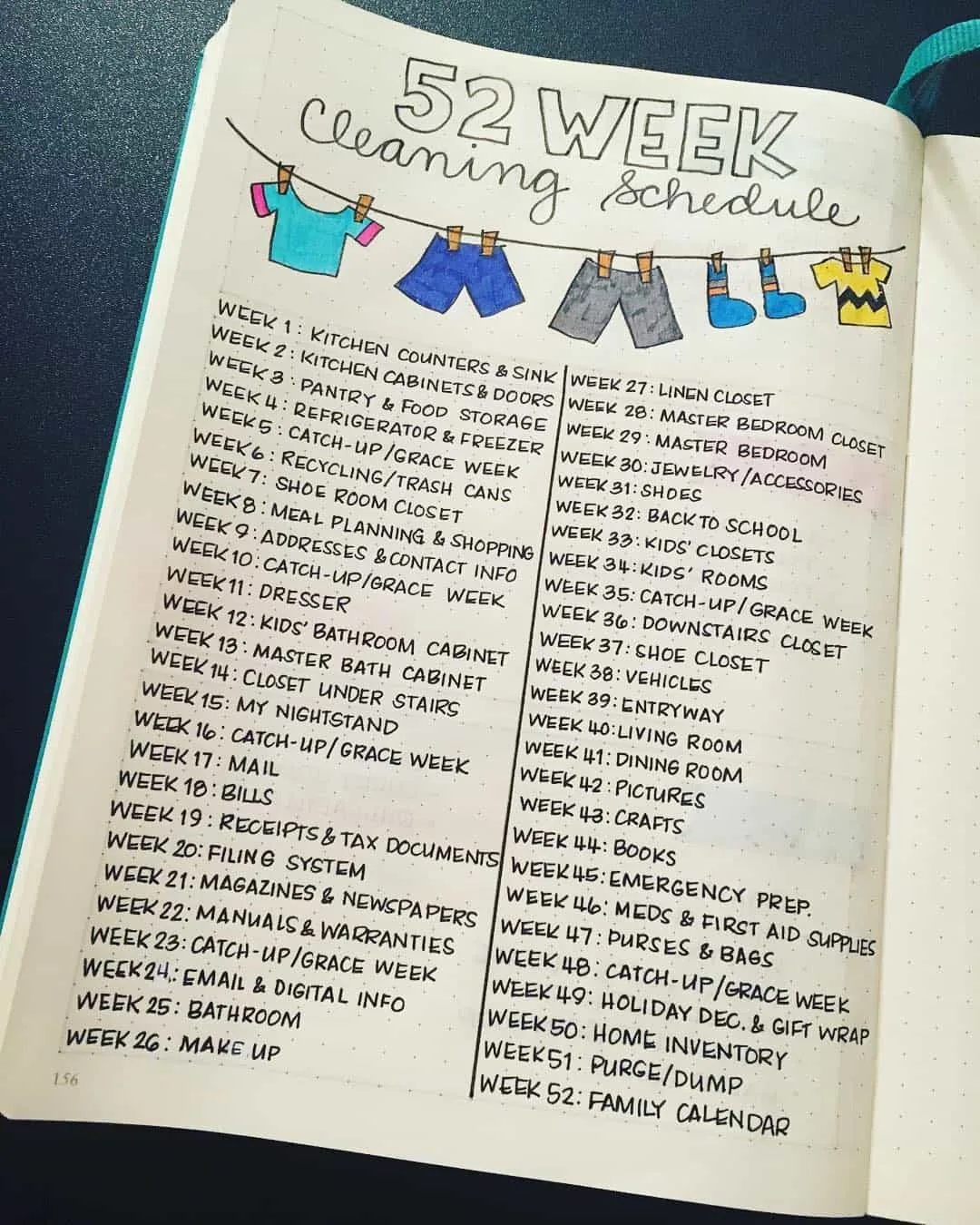 bullet journal cleaning schedule bullet journal cleaning schedule