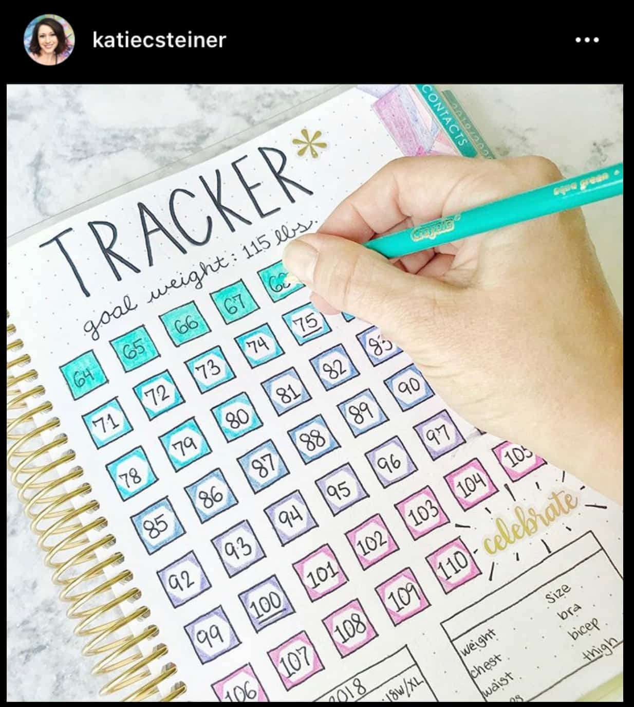 28 Bullet Journal Fitness Trackers To Achieve Your Health Goals Angela Giles