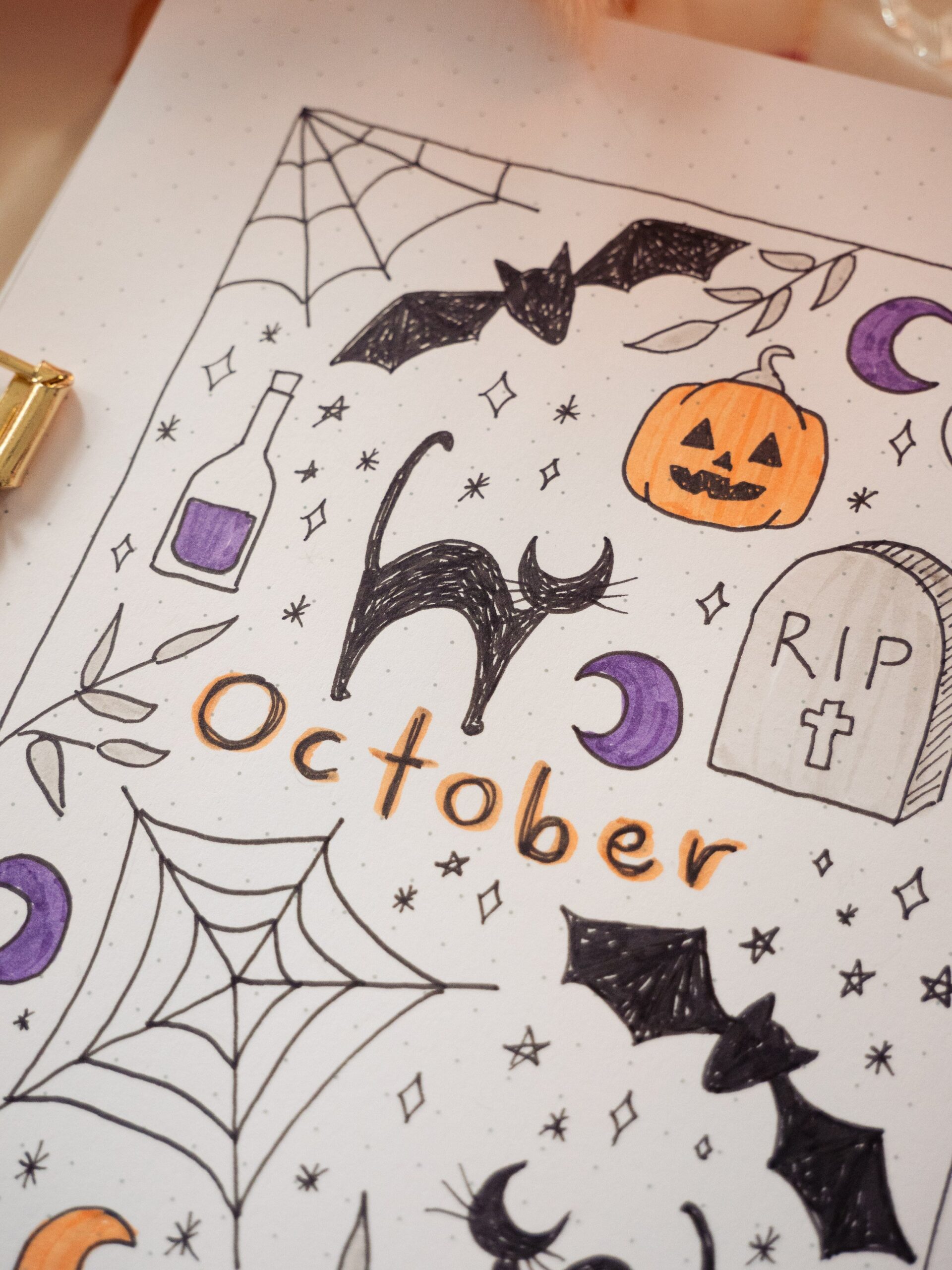 halloween bullet journal halloween bullet journal