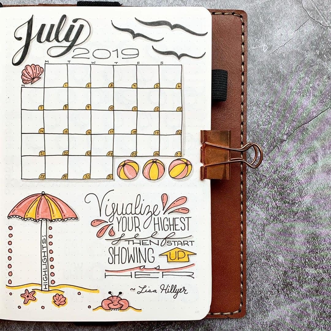 30 July Bullet Journal Ideas Enjoy The Summer Weather 30 July Bullet Journal Ideas Enjoy The Summer Weather