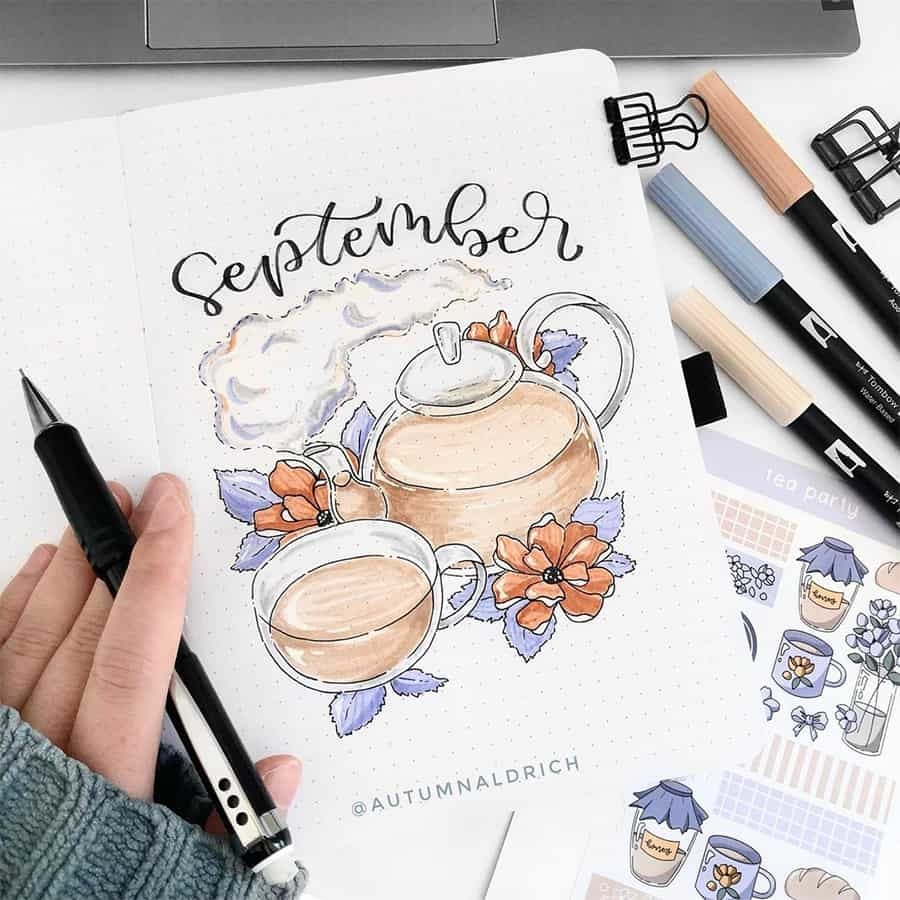 35 September Bullet Journal Cover Page Ideas Masha Plans 35 September Bullet Journal Cover Page Ideas Masha Plans