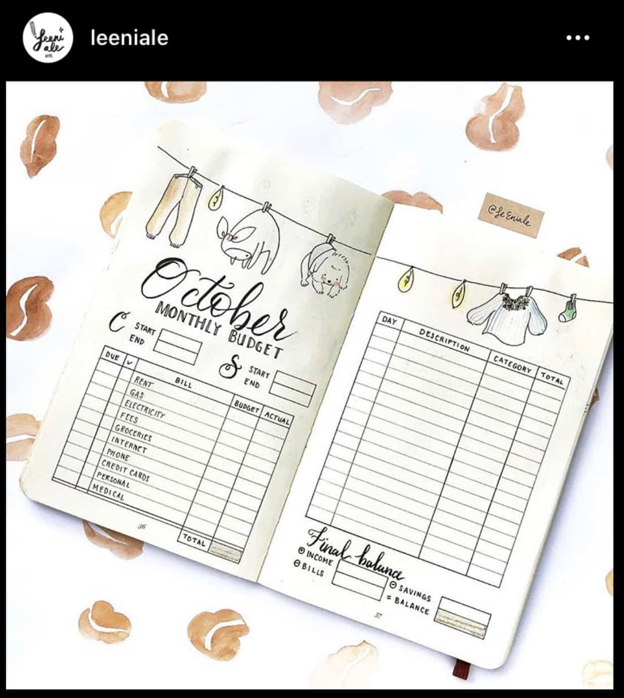 40 Best Bullet Journal Budget Trackers That Will Help You Manage Your Finances Angela Giles