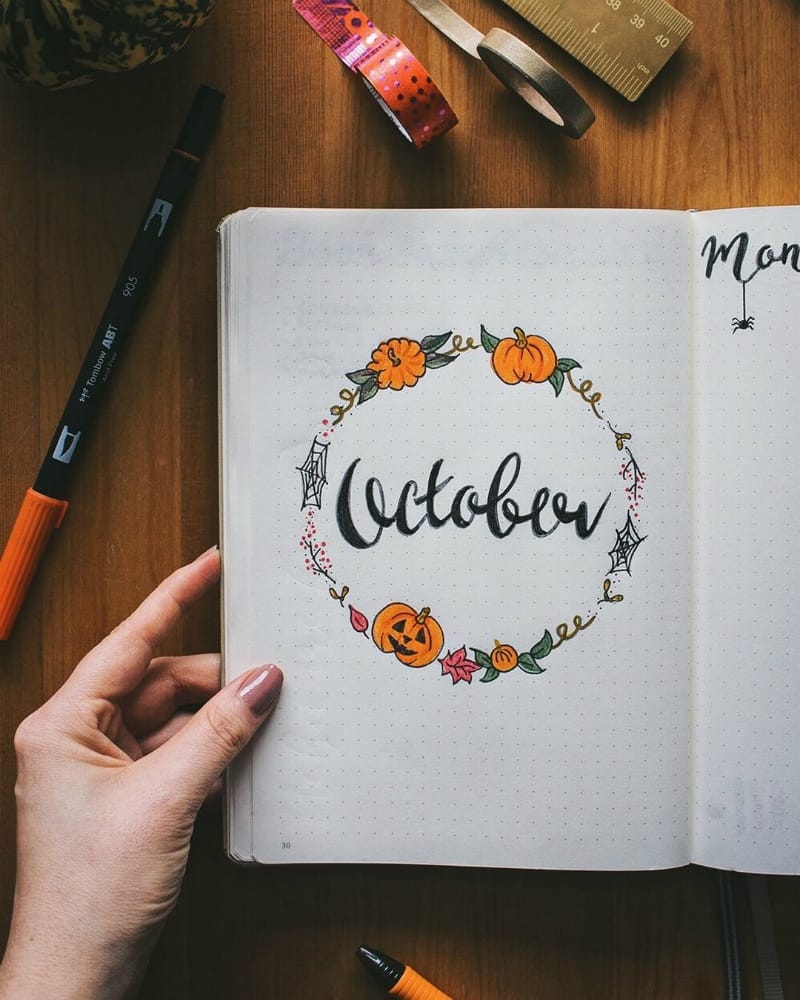 40 Halloween Spreads For Your Bullet Journal Little Miss Rose 40 Halloween Spreads For Your Bullet Journal Little Miss Rose