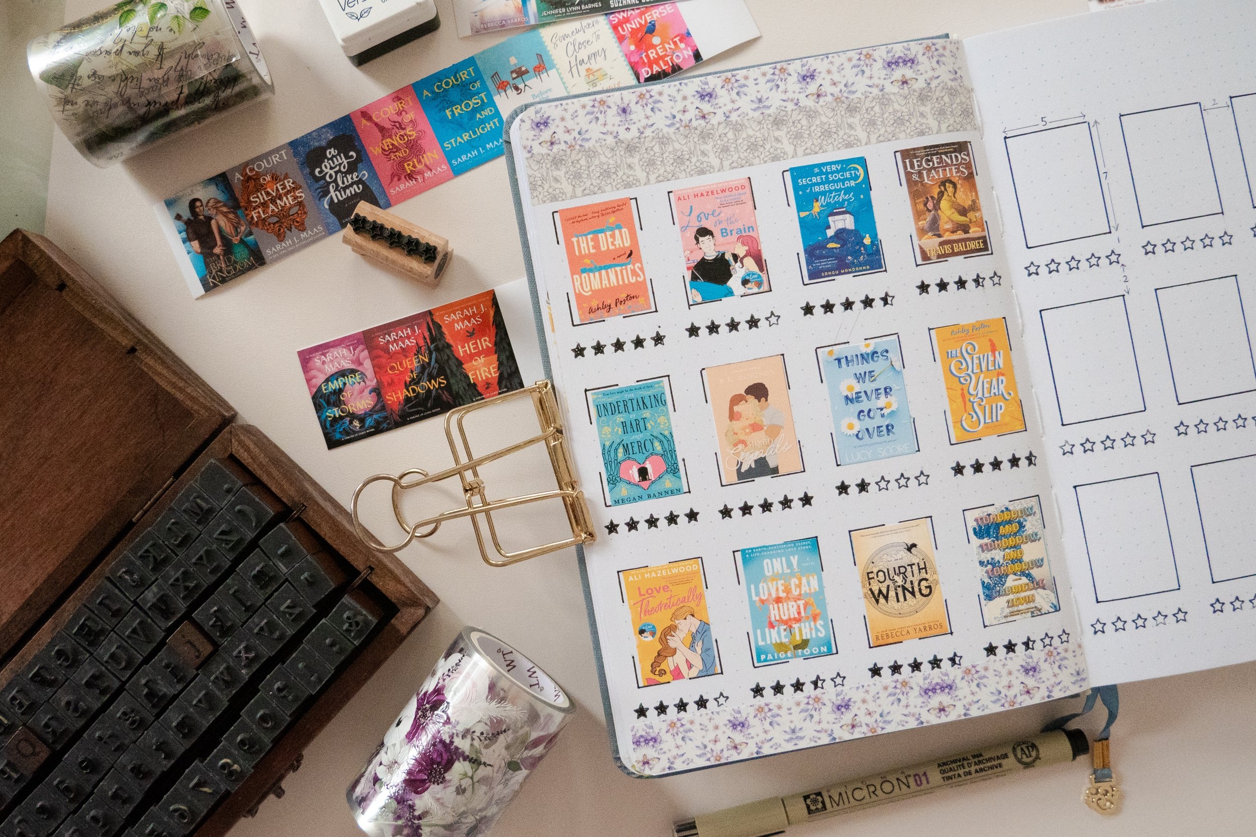 5 Easy Reading Book Tracker Ideas For Your Journal Erin Smith Bullet Journal Stationery