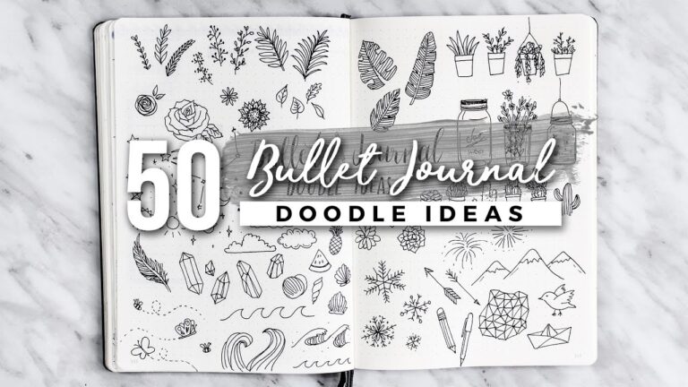50 Bullet Journal Doodle Ideas The ULTIMATE Guide YouTube