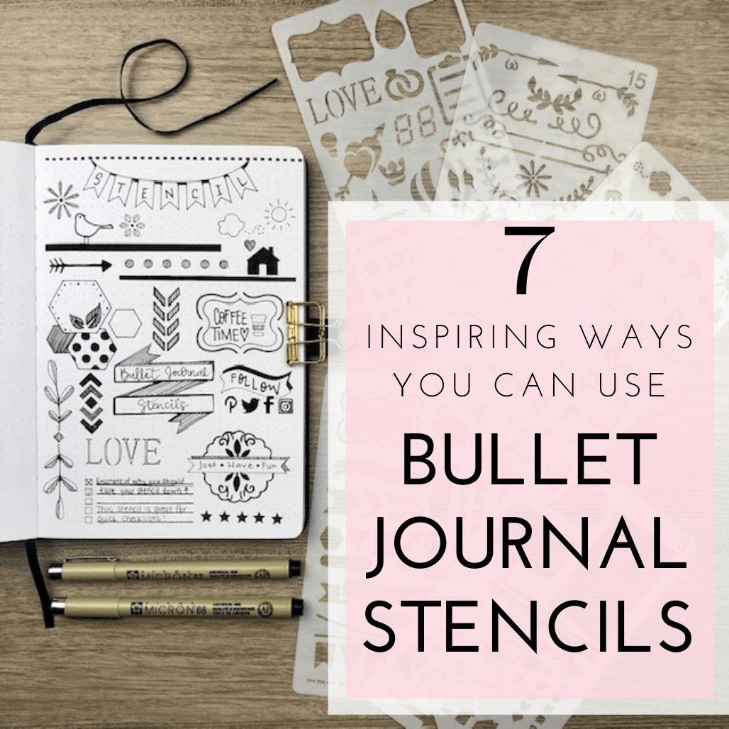 bullet journal stencils