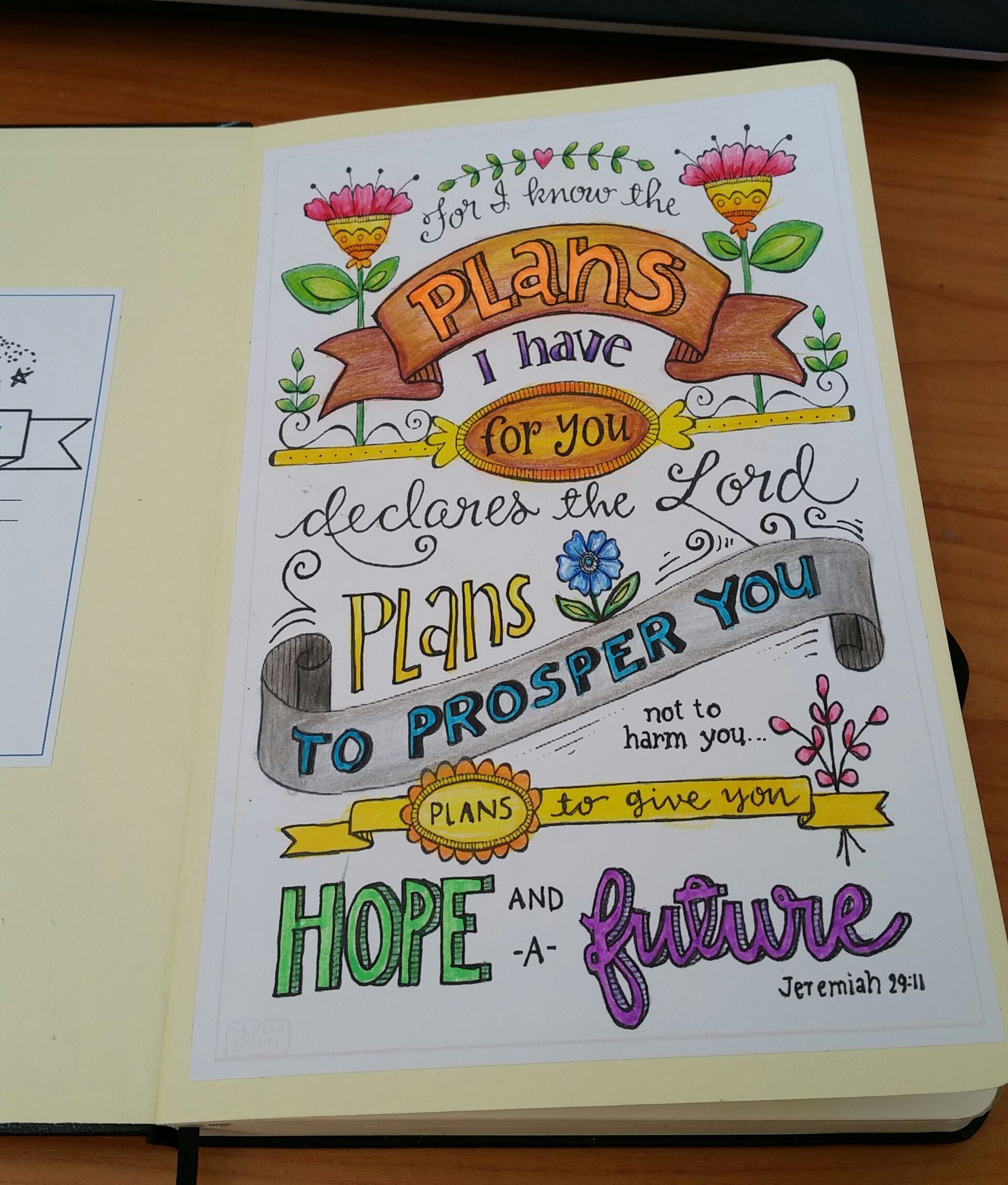 bible verse bullet journal