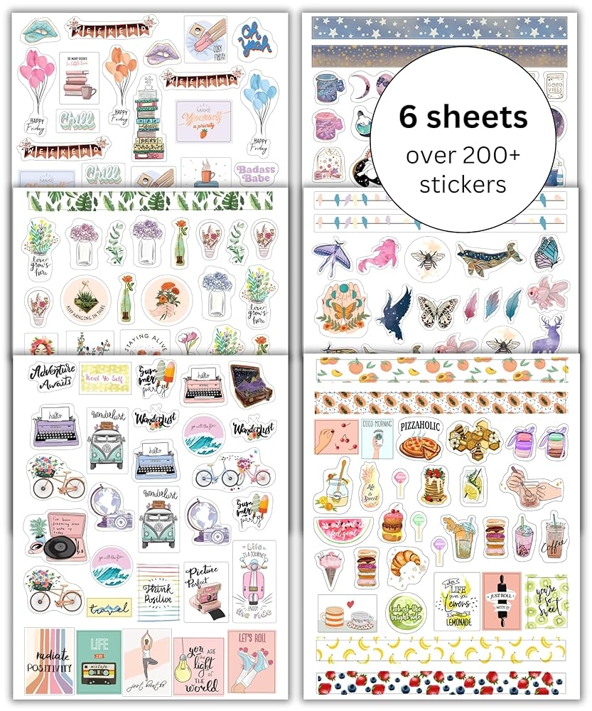 Amazon Lamare Decorative Scrapbooking Planner Stickers For Women Cute Aesthetic Calendar Stickers For Journaling Use In Notebooks Planner Journal Scrapbook Office Products Amazon Lamare Decorative Scrapbooking Planner Stickers For Women Cute Aesthetic Calendar Stickers For Journaling Use In Notebooks Planner Journal Scrapbook Office Products