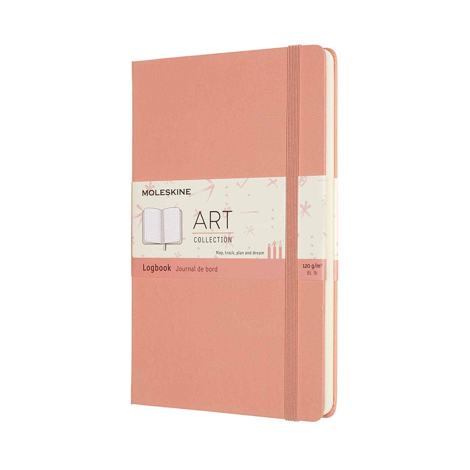 Amazon Moleskine Art Logbook Hard Cover Large 5 X 8 25 Dotted Coral Pink 160 Pages Office Products Amazon Moleskine Art Logbook Hard Cover Large 5 X 8 25 Dotted Coral Pink 160 Pages Office Products