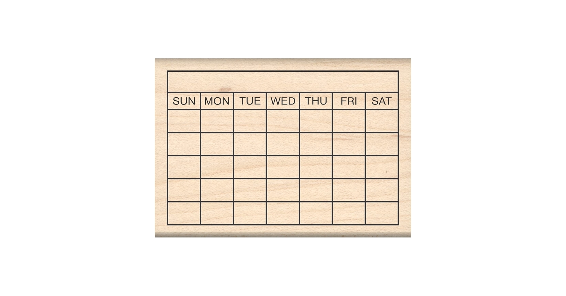 Amazon Stamps By Impression Journal Habit Tracker Calendar Rubber Stamp 1 5 X 2 25 5 Row ST 0999 Office Products