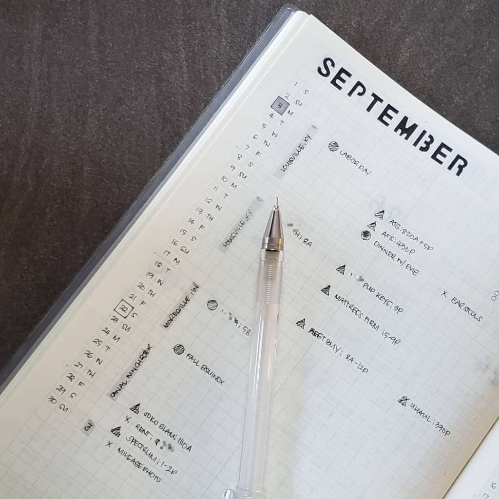 Bujo Basics Monthly Log And Some Layout Ideas Analog From Here Bujo Basics Monthly Log And Some Layout Ideas Analog From Here