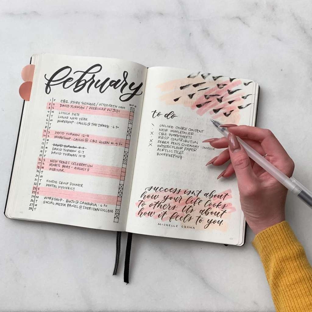 Bujo Basics Monthly Log And Some Layout Ideas Analog From Here Bujo Basics Monthly Log And Some Layout Ideas Analog From Here