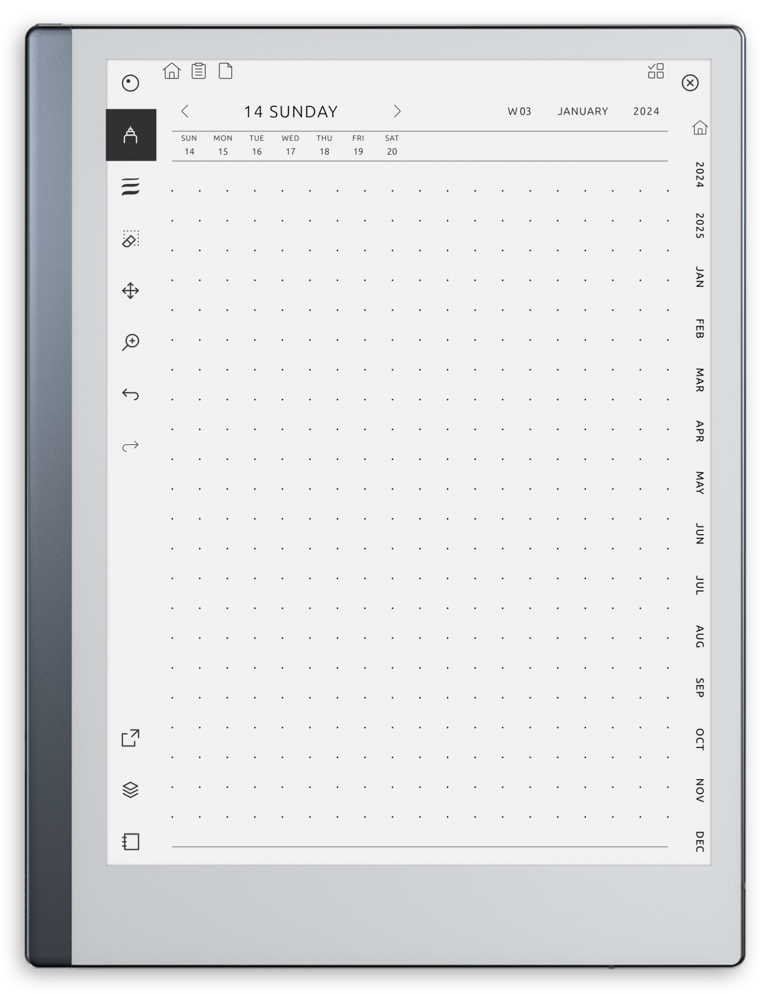 Bullet Journal For ReMarkable Customizable Digital Planning PDF