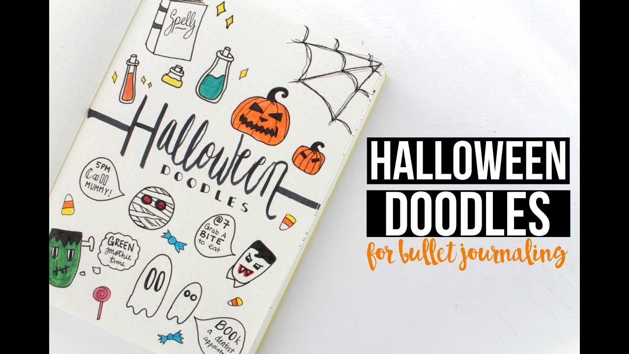 bullet journal halloween doodles bullet journal halloween doodles