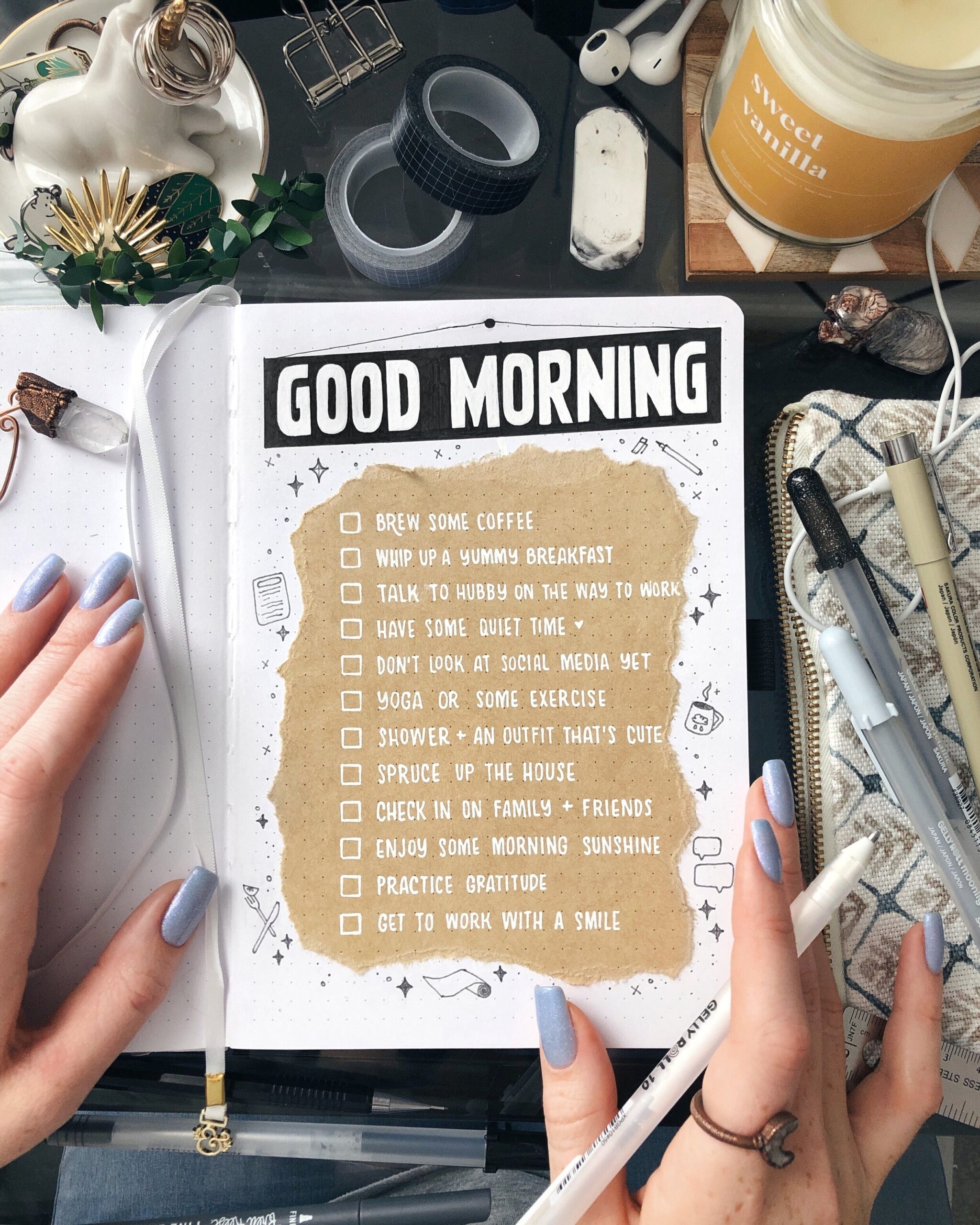 Bullet Journal Ideas Morning Routine The Grayter Good