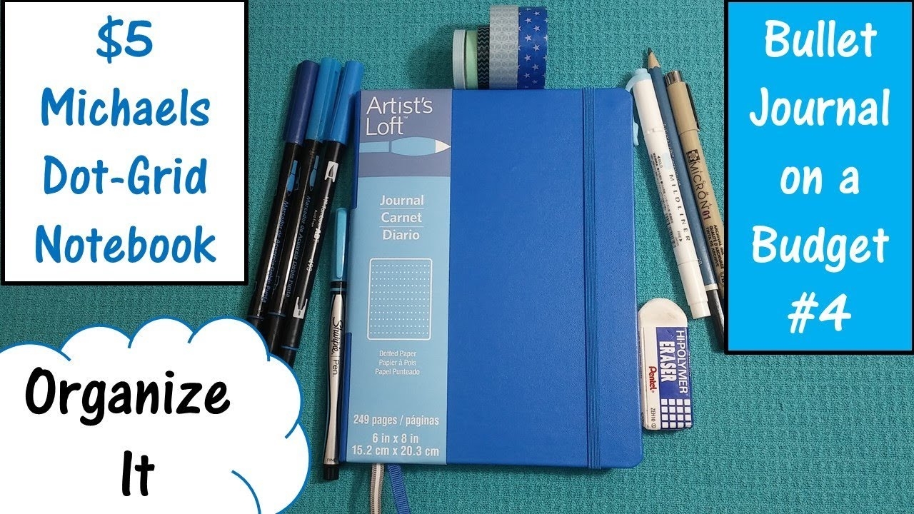Bullet Journal On A Budget 4 Michaels 5 Dot Grid Notebook YouTube Bullet Journal On A Budget 4 Michaels 5 Dot Grid Notebook YouTube