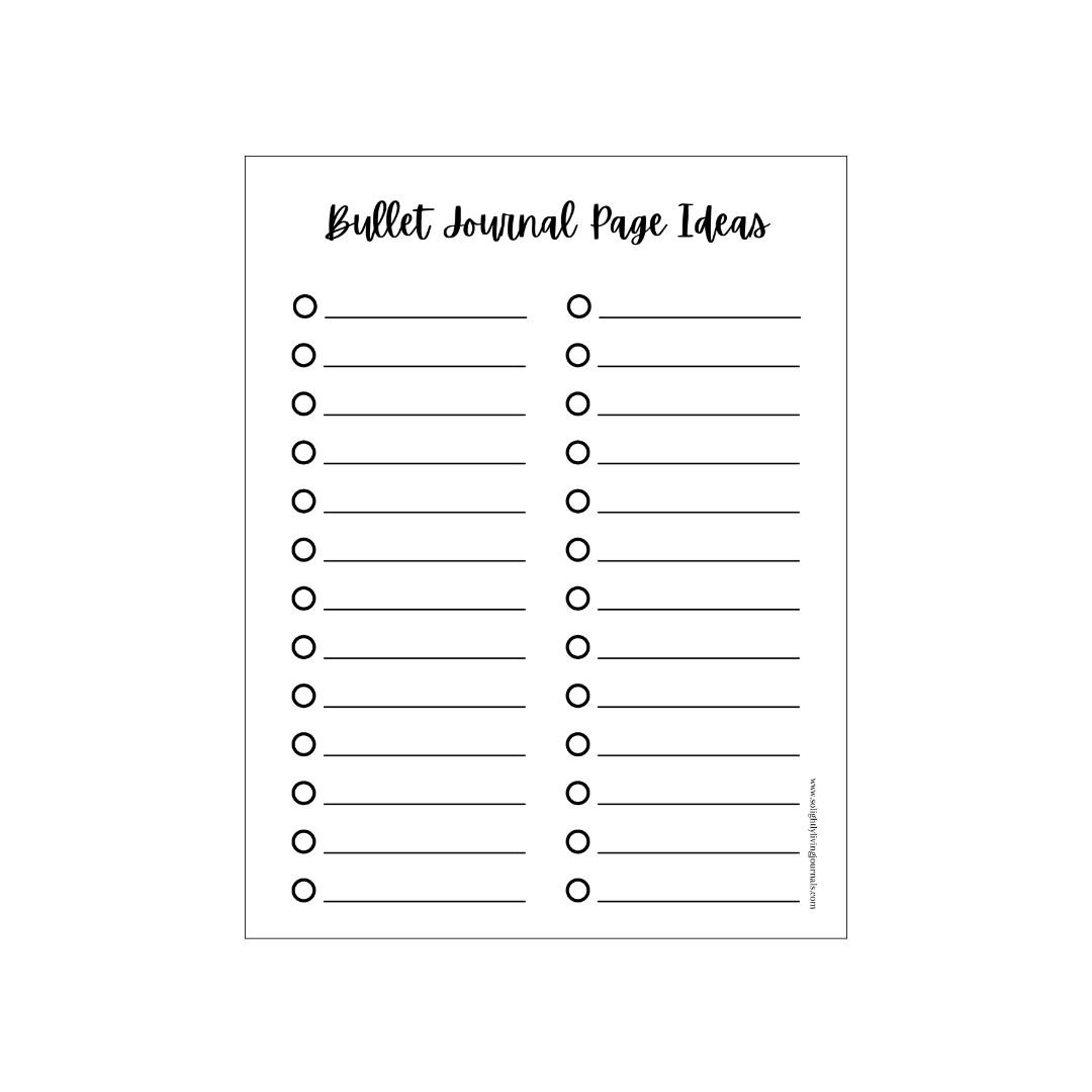Bullet Journal Printables Free Journal Printables Guided Journals Bullet Journal Printables Junk Journal Printables