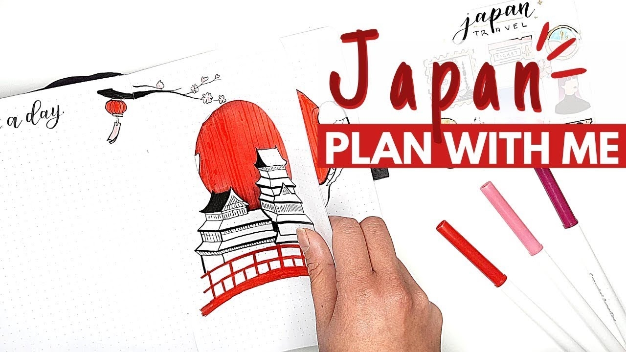 Bullet Journal Setup June 2021 PLAN WITH ME Japan Theme YouTube