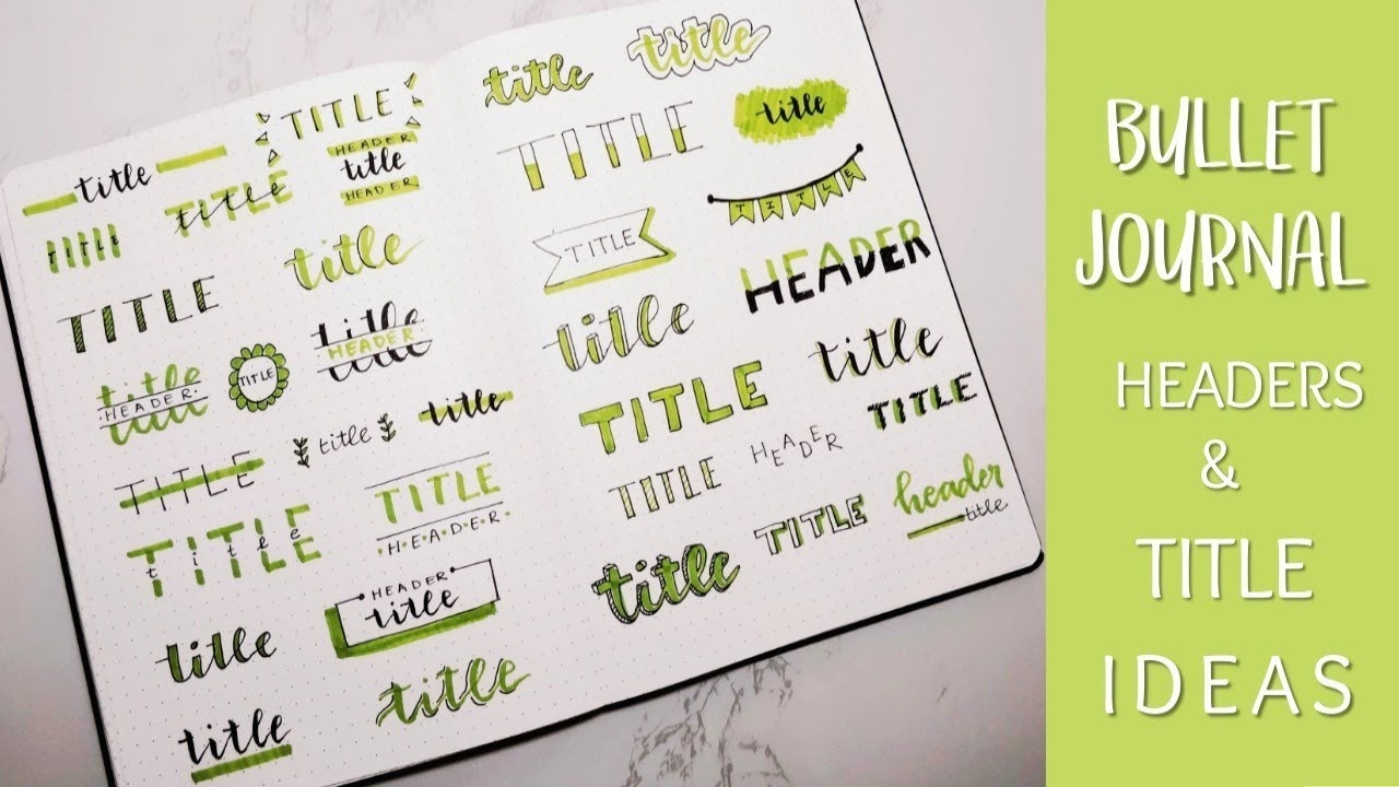 Bullet Journal Title Ideas DOODLE WITH ME YouTube Bullet Journal Title Ideas DOODLE WITH ME YouTube