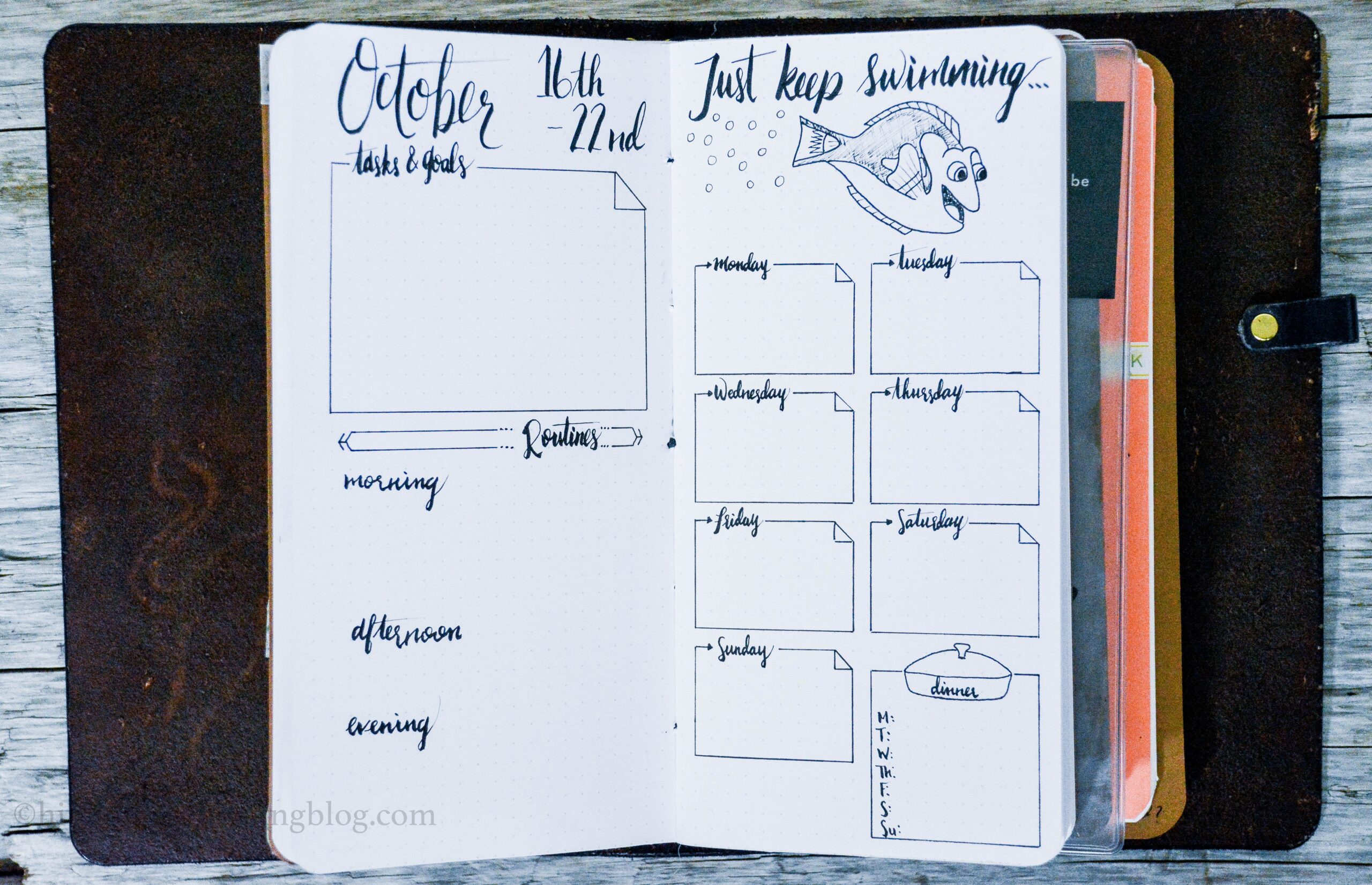 Bullet Journal Weekly Layout Ideas