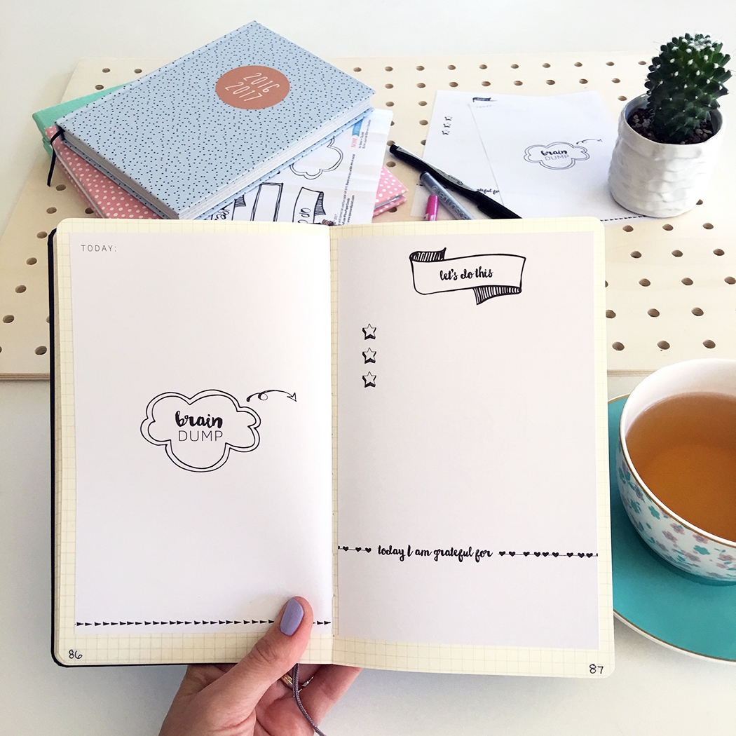 Daily Brain Dump To Declutter Your Mind Plus Free Bullet Journal Printable Daily Brain Dump To Declutter Your Mind Plus Free Bullet Journal Printable